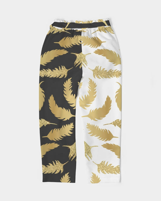 OWL Feathers Women's Belted Tapered Pants